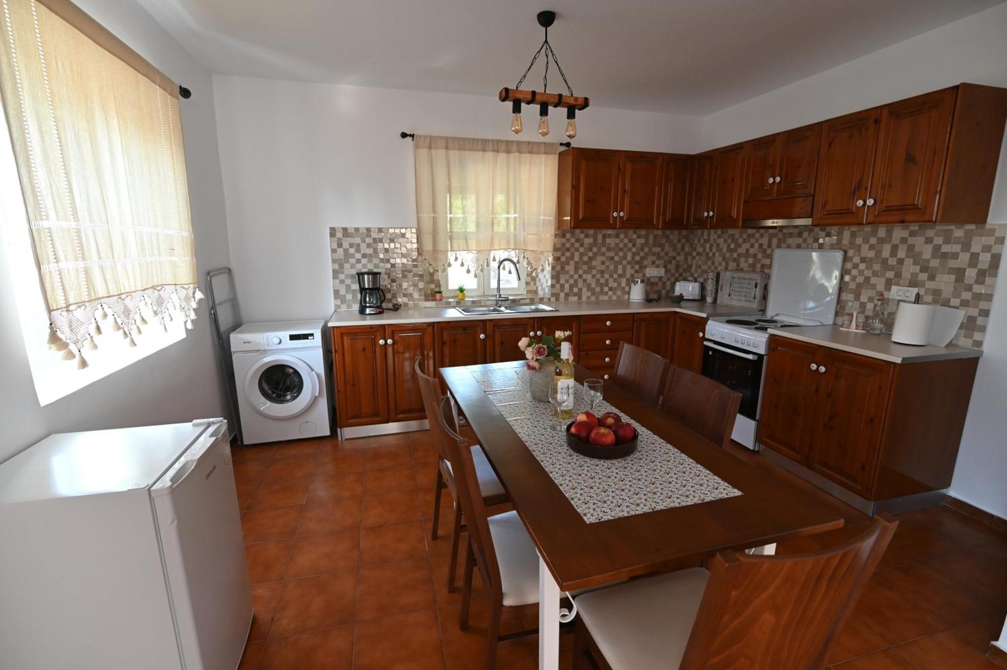 Traditional Kos Villa With Swimming Pool, Lawn Yard And Bbq 外观 照片
